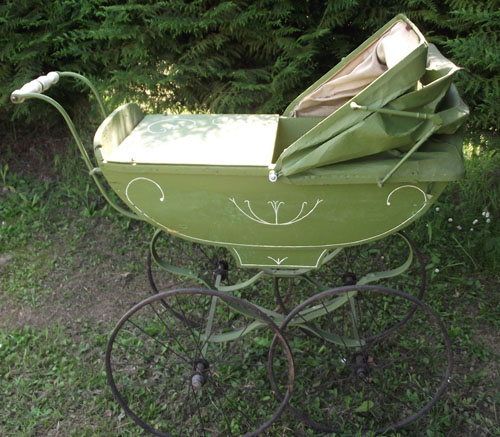 french antique pram